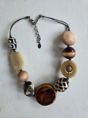 JS Chunky Bohemian Beaded Necklace